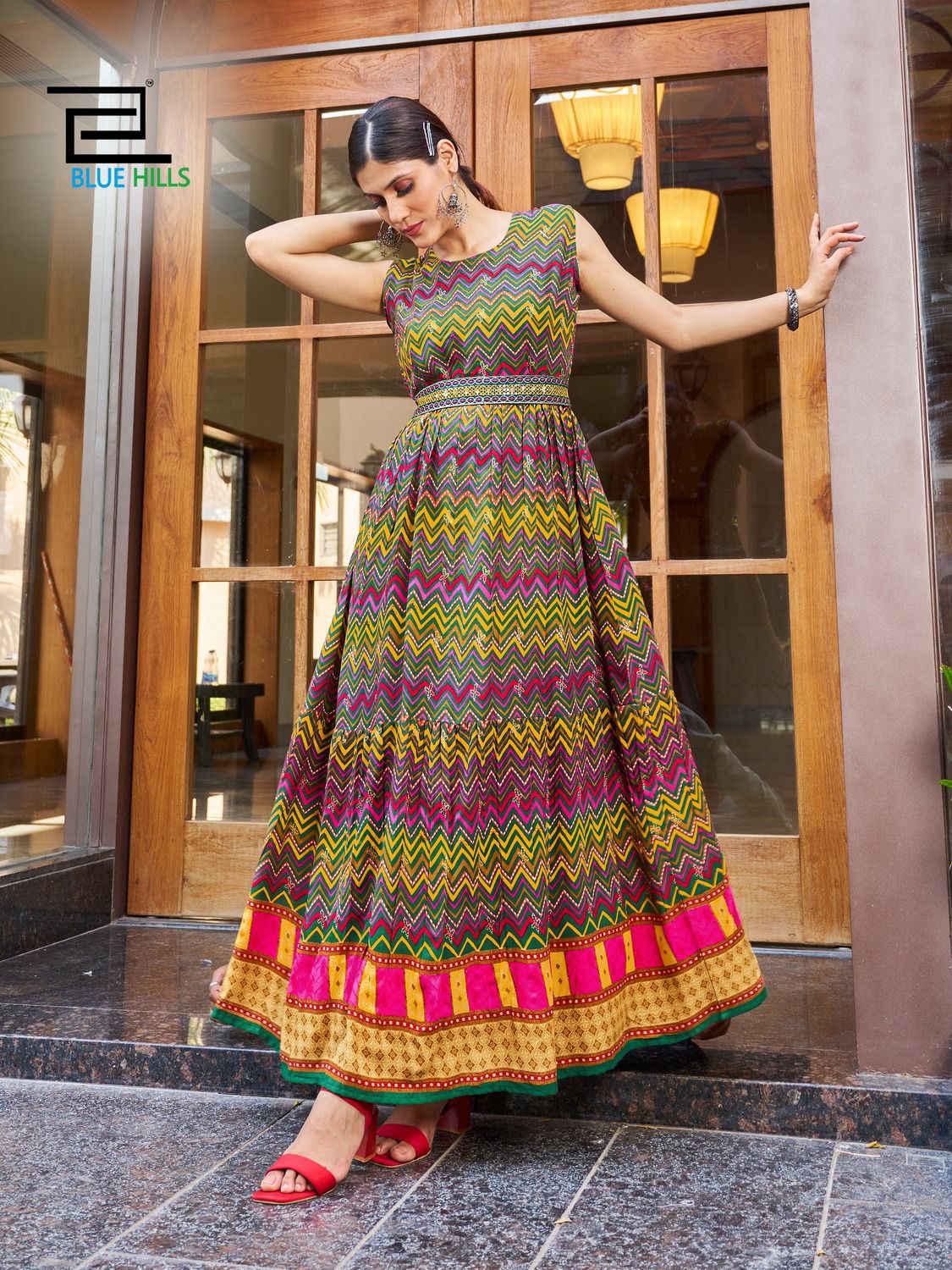 Blue Hills Rakhsha Bandhan 3 Designer Anarkali Kuris Catalog
